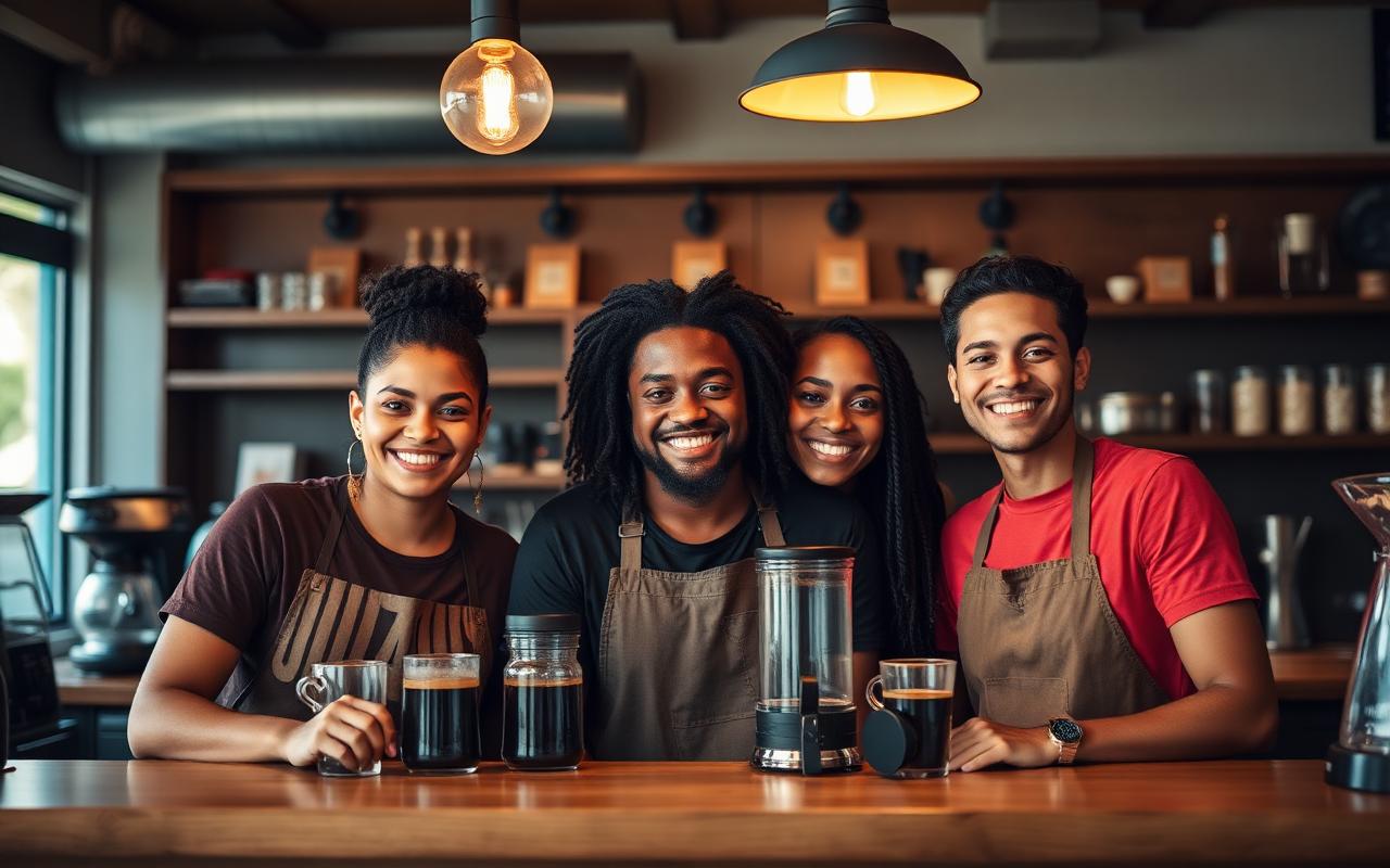 The State of Affairs team behind the bar